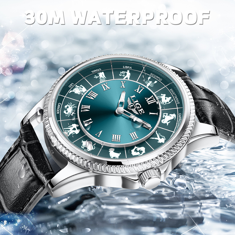 Zegarek męski LIGE Zodiac, luk – Zodiac Luxury Watch recenzja i cena