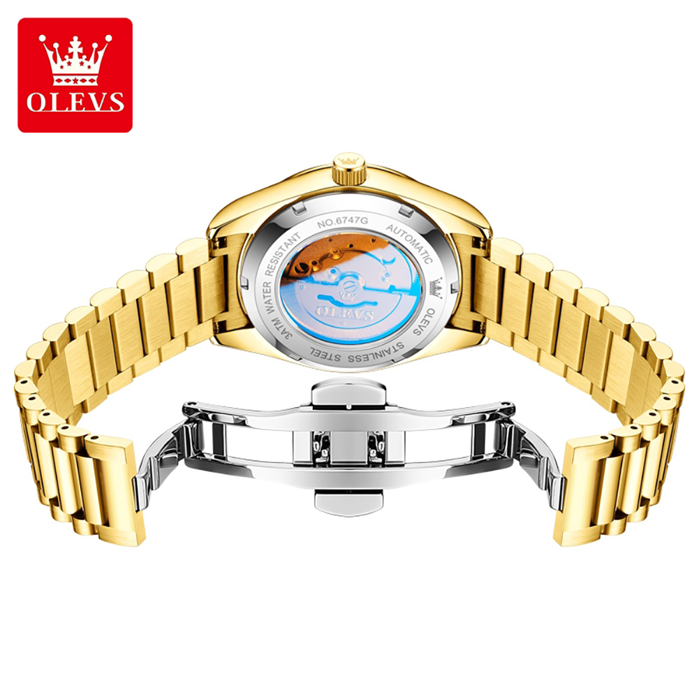 OLEVS 6747 luksusowa marka męs – Luxury Watch Brands recenzja i cena