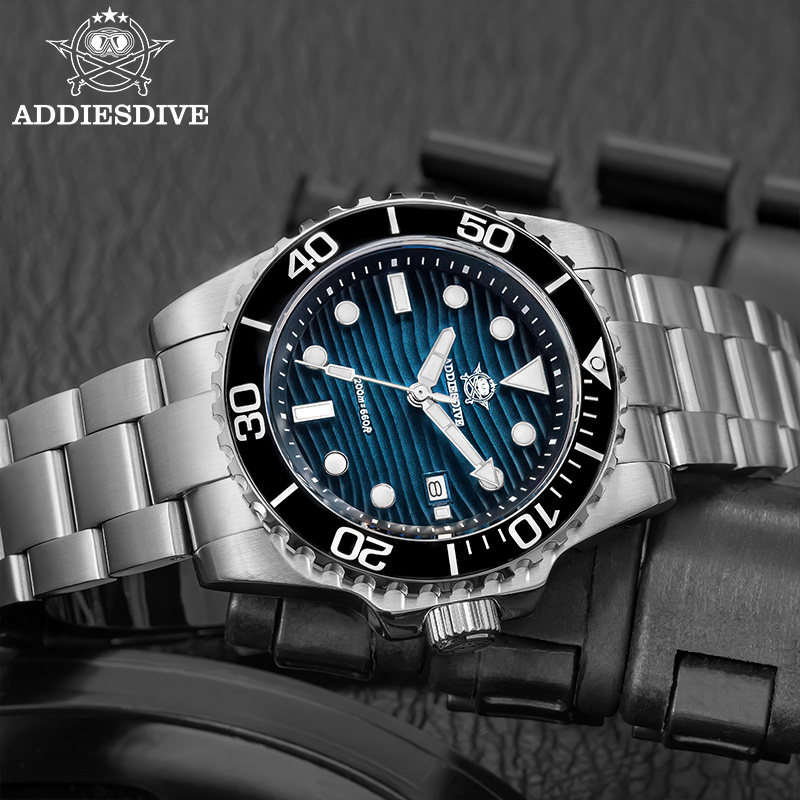 ADDIESDIVE Męski Zegarek Kwarc – Luxury Watch Japanese recenzja i cena