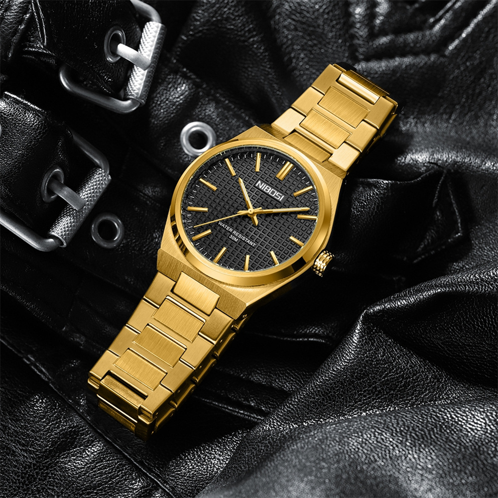 Męski Złoty Czarny Luksusowy Z – Luxury Watch All Black recenzja i cena