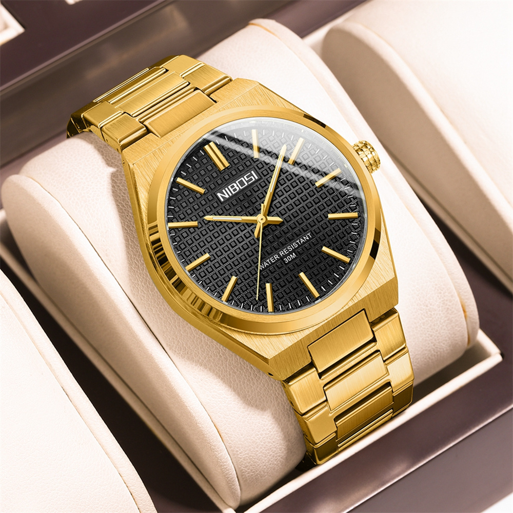 Męski Złoty Czarny Luksusowy Z – Luxury Watch All Black recenzja i cena