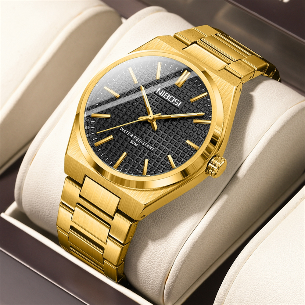 Męski Złoty Czarny Luksusowy Z – Luxury Watch All Black recenzja i cena