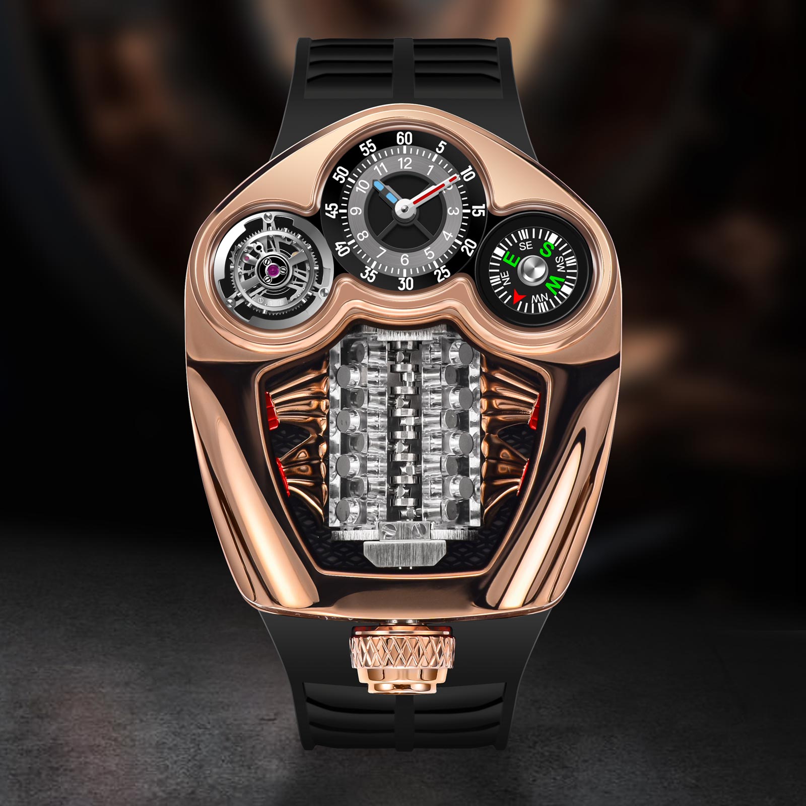 Zegarek męski PINDU Design NEW – Compass Watch Luxury recenzja i cena