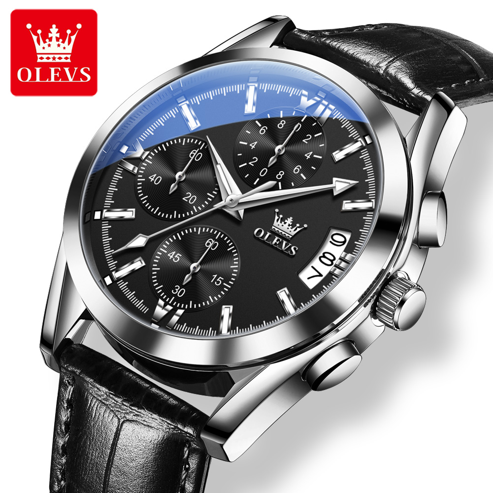 OLEVS Luksusowy Zegarek Męski  – Luxury Watch Mockup recenzja i cena